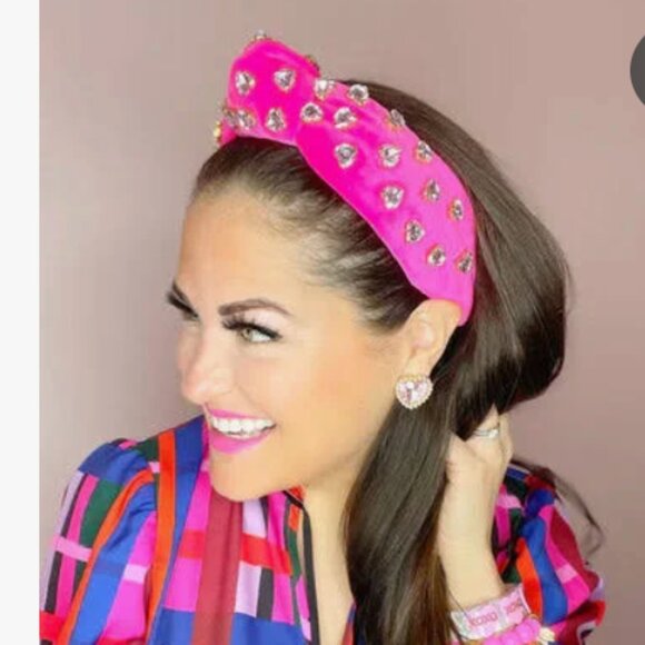 Pink Embellished Headband - Picture 1 of 9